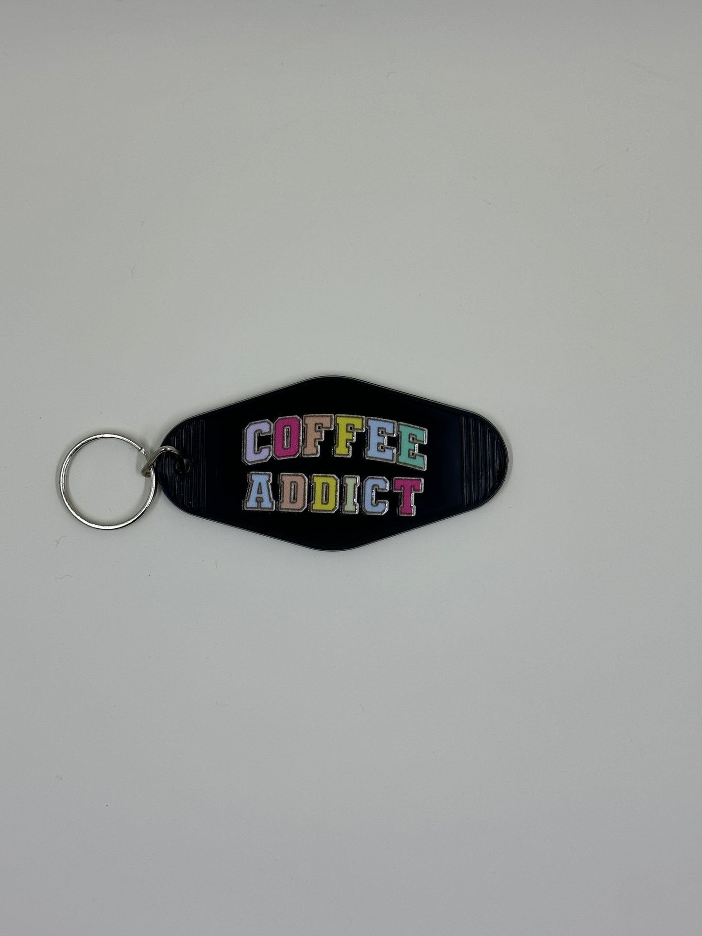 Coffee addict keychain