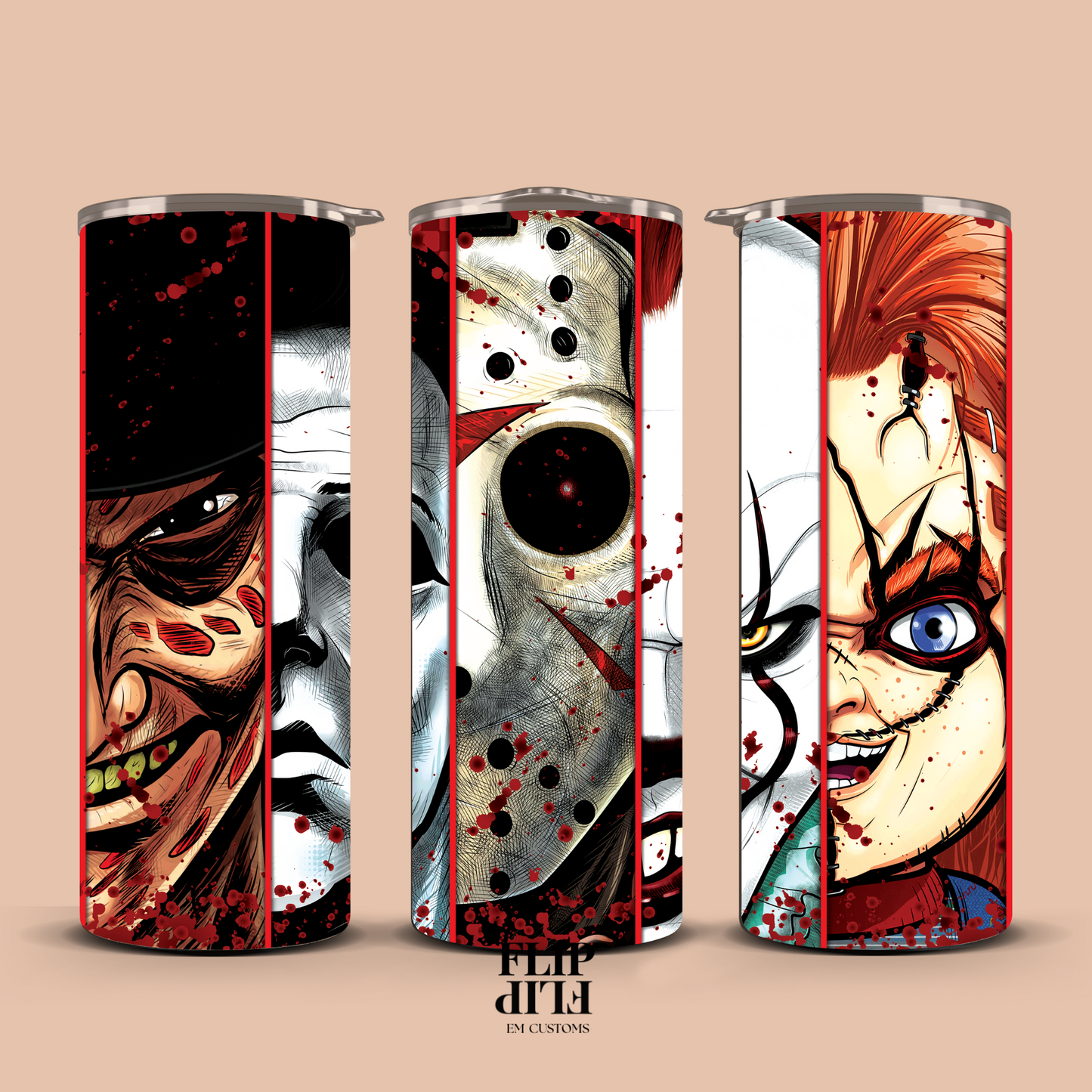 Classic horror stars Tumbler (20oz)