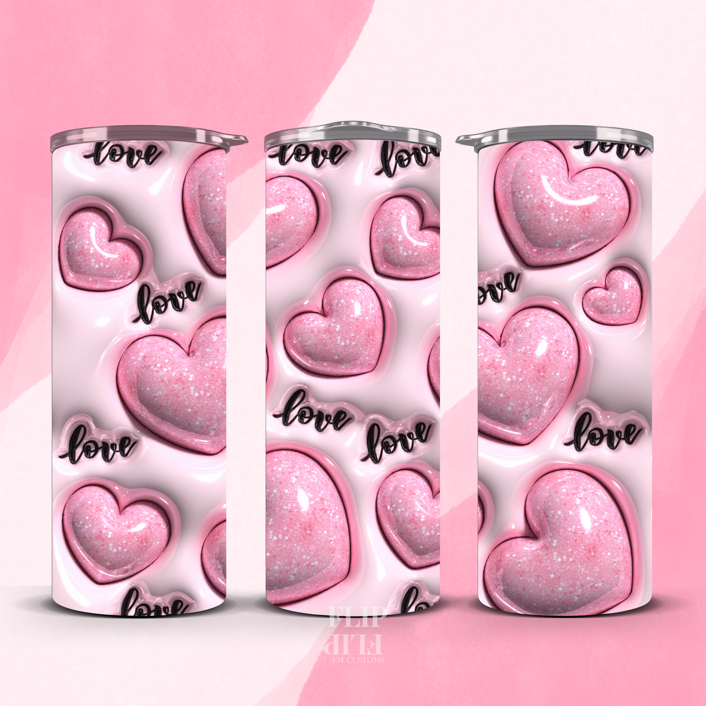 Hearts of Love Tumbler (20oz)