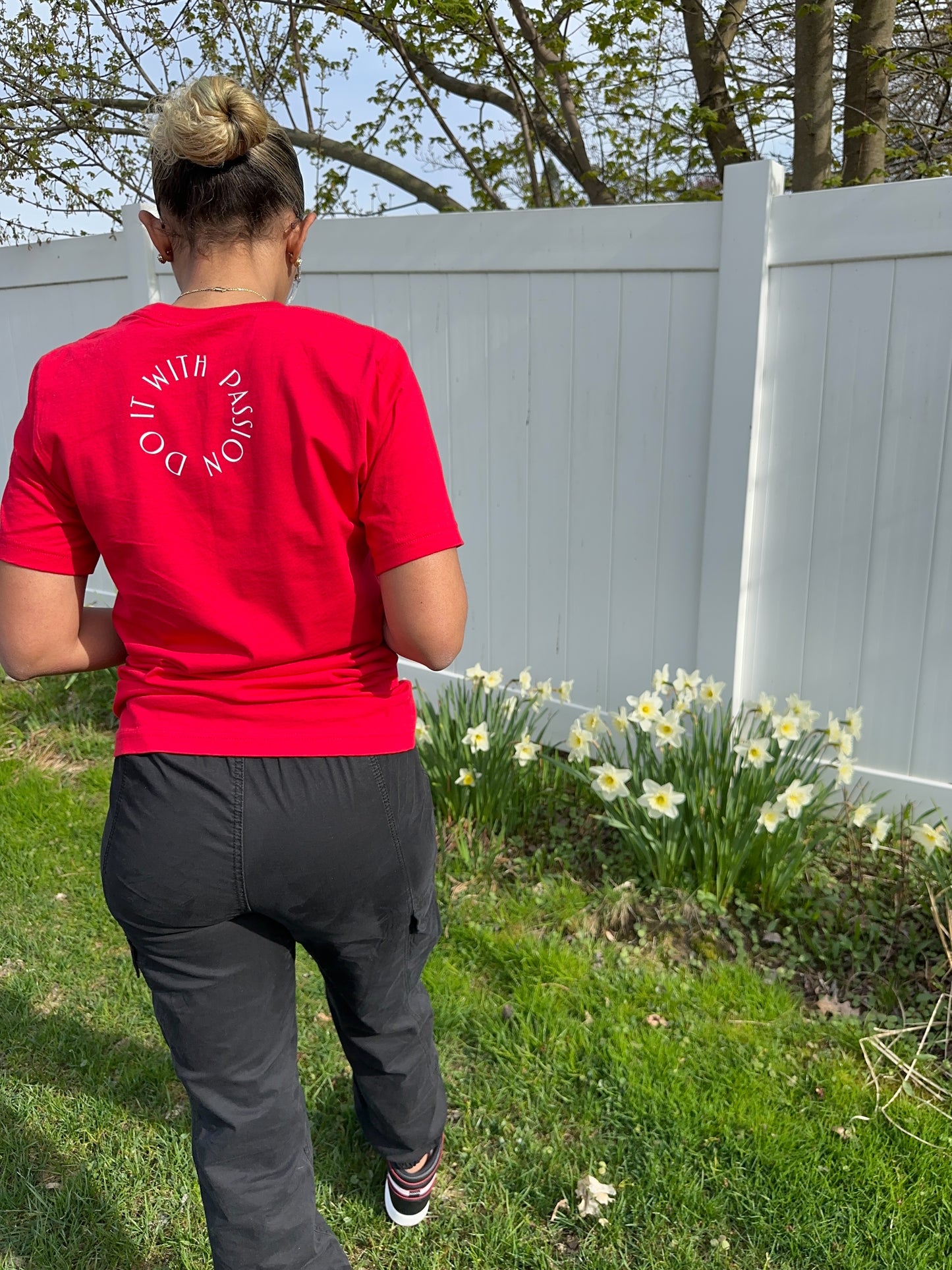 Cherry red logo T-shirt