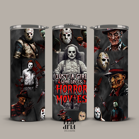 Horror movie lover girl (20oz)