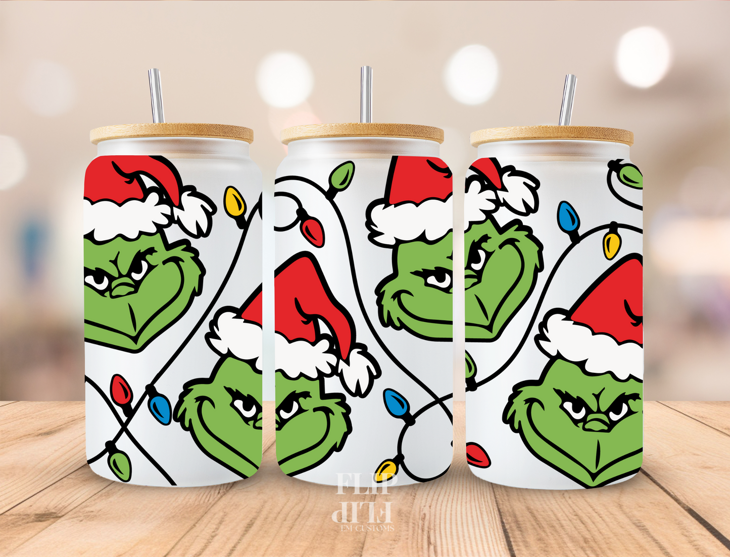 Mr. Grinch Libbey Glass (16oz)