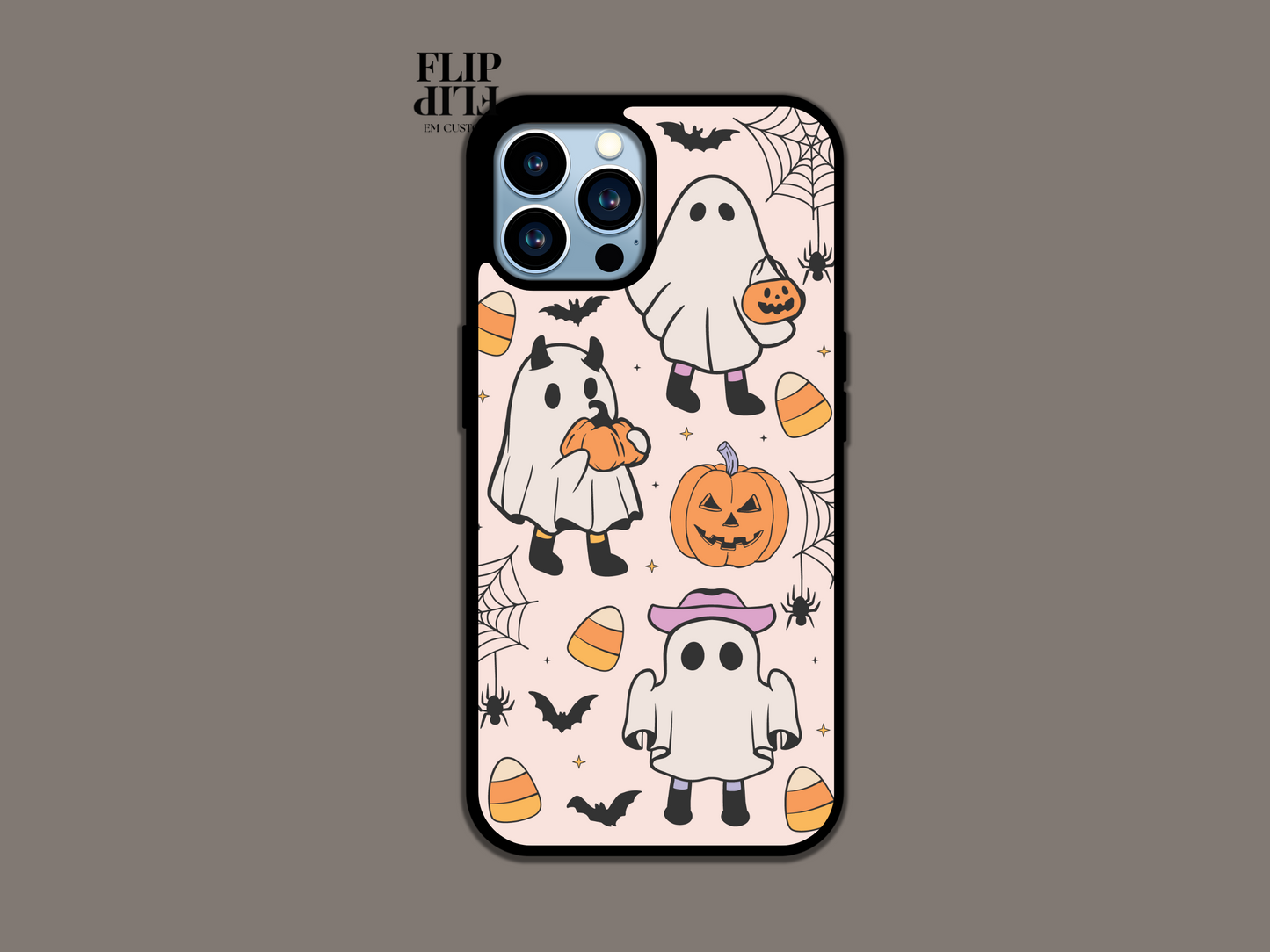 Trick-or-Treat Ghosts IPhone case