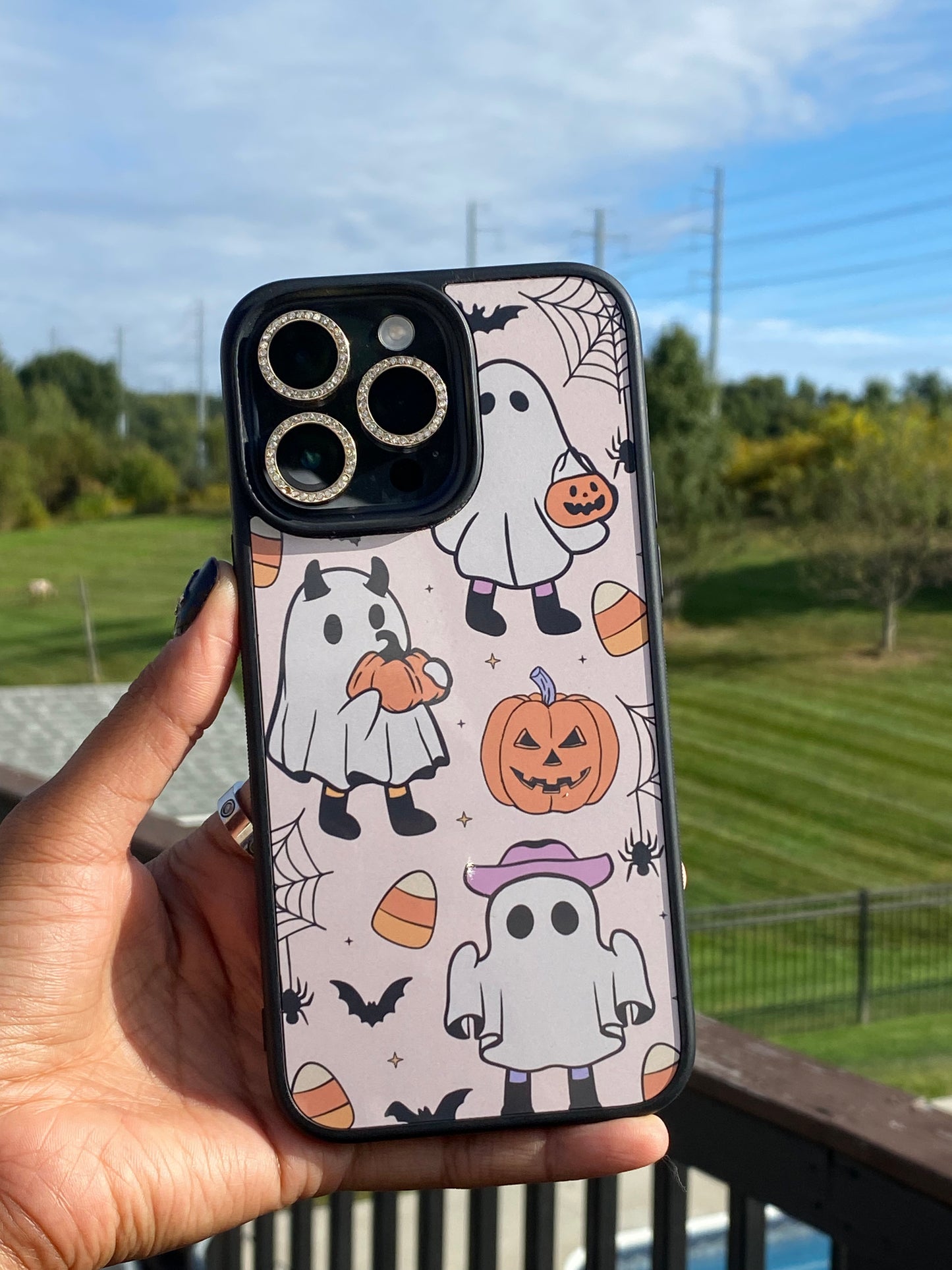 Trick-or-Treat Ghosts IPhone case